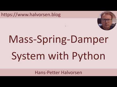 Mass-Spring-Damper System with Python