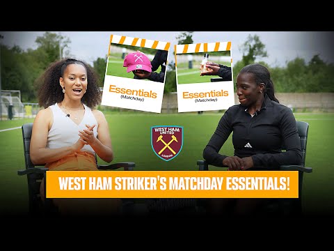 Exclusive: West Ham's Viviane Asseyi Reveals Her Matchday Essentials! ⚽🔥 @westhamunited