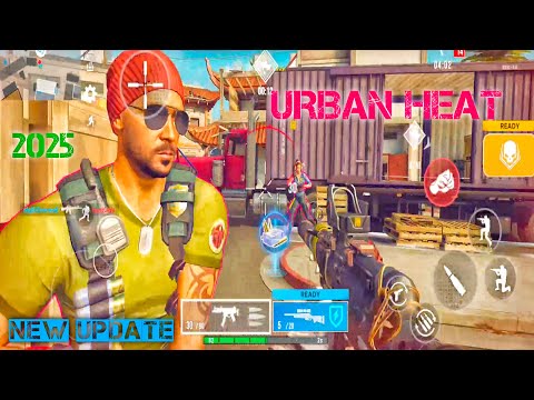 URBAN HEAT : NEW SHOOTER GAME FOR MOBILE | DEATHMATCH + DOMINATION MAP'S | COD X WARZONE | 2025