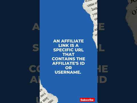 What is Affiliate Link ?