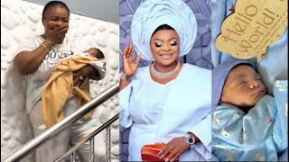 Tears of Joy! Adeyinka Alaseyori's Special Surprise for Dayo Amusa as She Welcomes Her First Child