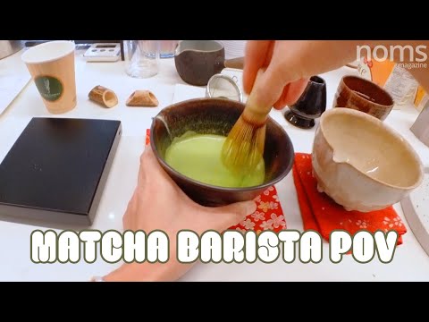 POV of Matcha Barista & Cafe Owner ASMR | Whisk Matcha Cafe Vancouver