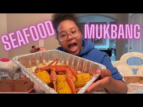 MUKBANG| How and Why I Became a NAILTECH?!? #nailartist #seafoodboil