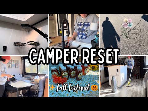 Weekend Camper Reset || Daily Chores + Plus Fall Festival