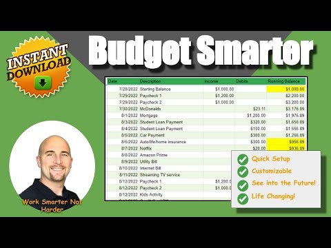 Budget Smarter Budget Spreadsheet | Download | Personal Finance