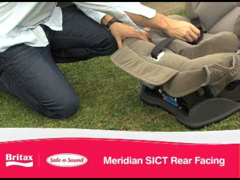 Britax Safe-n-Sound Meridian SICT: How To Install Rear-Facing