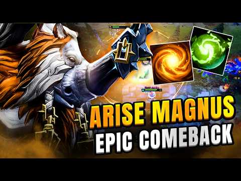 Ar1Se MAGNUS with his BEST Game in 2024 - 1% Chance EPIC Comeback Dota 2 (PLAYER PERSPECTIVE)