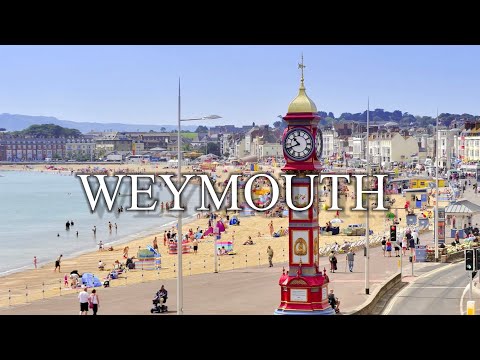 WEYMOUTH - Beach tour, jun 2023 |Most Beautiful Place in England [4K] Views