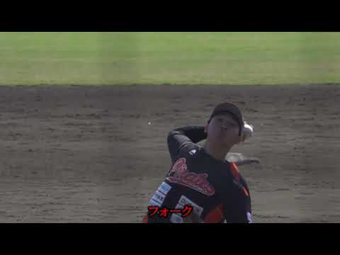 菊田翔友のスロー映像【2023中日育成2位指名】撮影：2023年9月