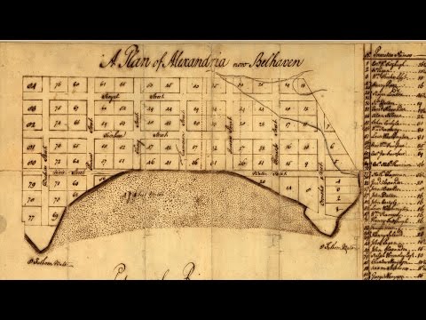 Alexandria Virginia History and Cartography (1748 - 1749)