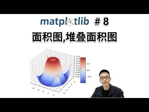 面积图,堆叠面积图【Matplotlib入门教程8】