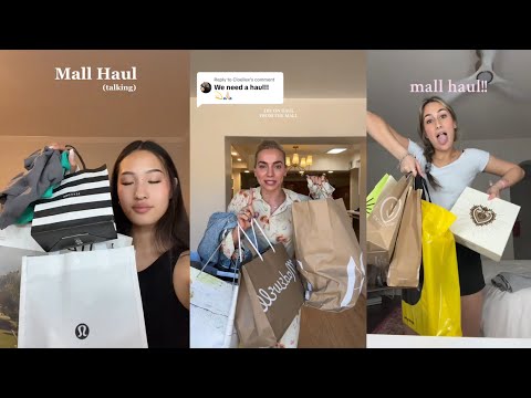 Mall haul - TikTok compliation 🛍️😋