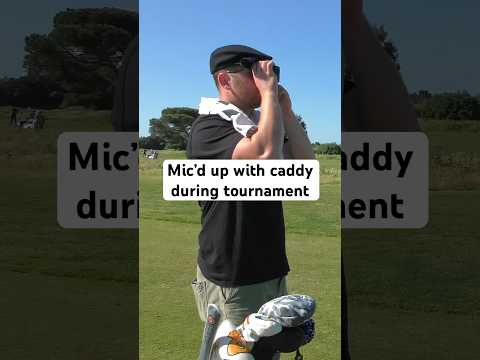 Caddy/player mic’d up is my favorite type of content