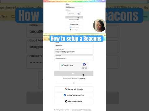 How to setup a Beacons Account #beacons #beaconsai #setupbeacons #beaconstutorial