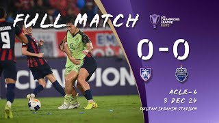 FULL MATCH HIGHLIGHTS (ACLE-6) JOHOR DARUL TA'ZIM 0-0 BURIRAM UNITED