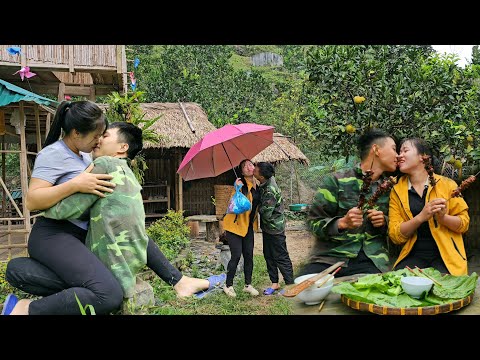 Romantic Love Couple Harvesting Tangerines for Sale | Linh's Life