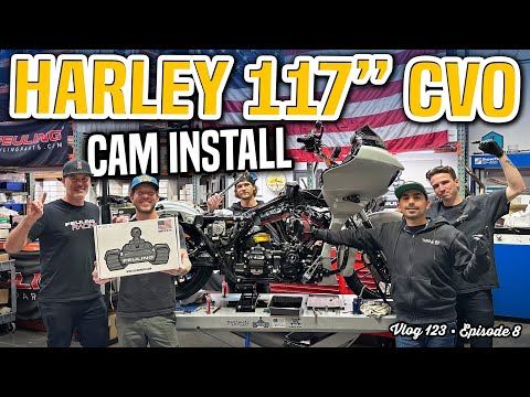 Cam Install on a 117" Harley Road Glide CVO (Battle of the Baggers Ep.8) - Vlog 123