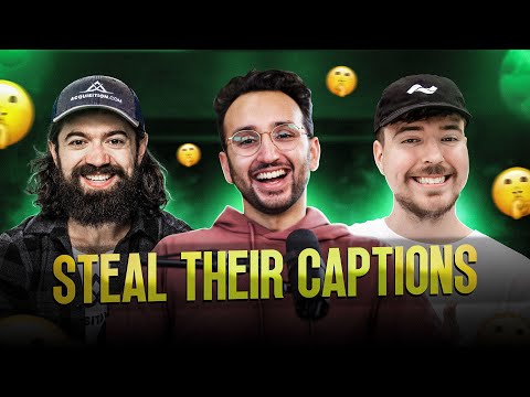 Create Captions Like Mr.Beast, Alex Hormozi & Ali Abdaal