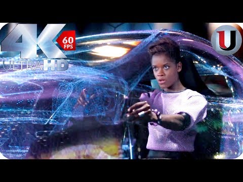 Black Panther - Car Chase In South Korea Scene - MOVIE CLIP (4K HD)