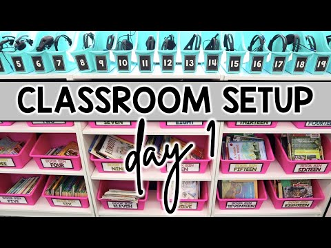 CLASSROOM SETUP 2022 - Day 1 | Furniture & Layout