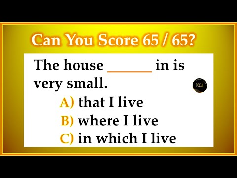 65 test - English All Tenses Mixed Quiz | Verb Tenses in English | No.1 Quality English