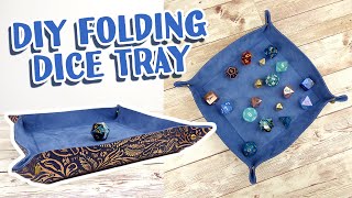 DIY Folding Dice Tray