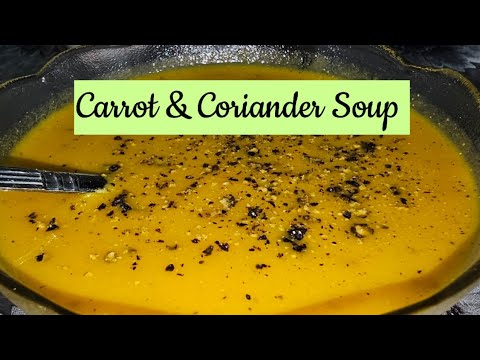 Carrot & Coriander Soup #foodbeatyumyum #trending #viral #carrotcoriandersoup #healthy #souprecipes