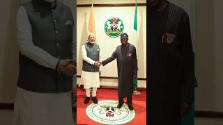 PM Modi meets with Nigerian President Bola Ahmed Tinubu | #shorts