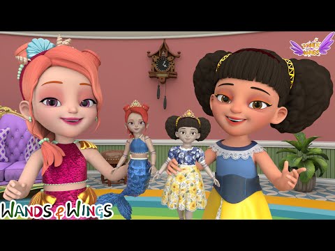 Dress Up Song | Princess Doll Dress Up Day + Princess RAPUNZEL | Princess Songs - Wands & Wings