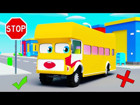 Learn Vehicles with Baby Shark Bus | Cartoon Vehicles | Doo Doo Doo | Nursery Rhymes & Kids Songs