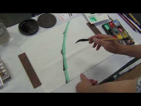 Chinese Ink Bamboo Painting Study with Henry: The Art of Bamboo Painting 1/3