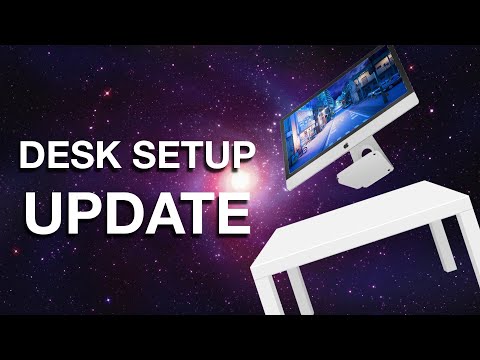 Using one keyboard and mouse with two computers - KVM tech desk setup