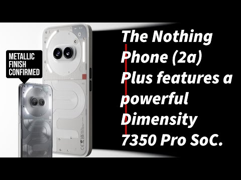 "Nothing Phone2a Plus: 50 MP FrontCamera and SleekMetallic Finish!"#nothingphone #nothingphone2aplus