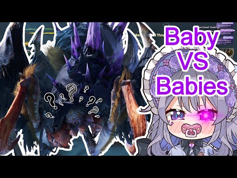 Koseki Bijou reaction to KUSOGAKI VS BABIES NERSCYLLA Full Boss Fight Gameplay