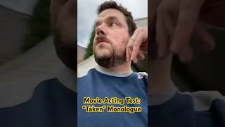 Movie Acting Test: “Taken” Monologue #liamneeson #parkour #takenmovie #actionactor #actingchallenge