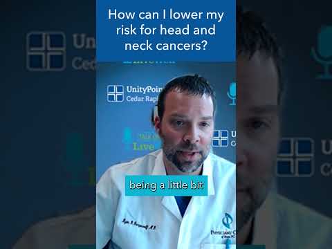 What are the risk factors for head and neck cancer? #shorts