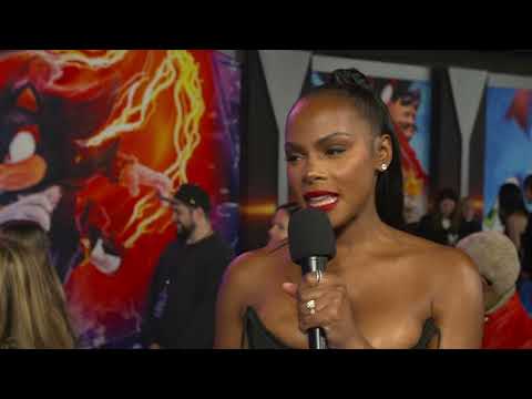 Sonic 3 World Premiere Los Angeles - itw Tika Sumpter (Official video)