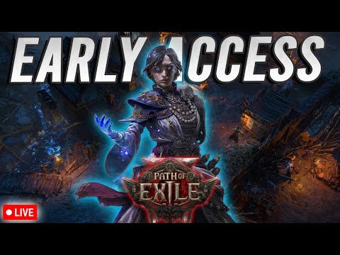 🔴Day 4 Path of Exile Early Access Sorceress Starter! !Sorclevel !strong