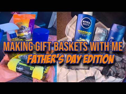 DIY: Make Father’s Day Gift Baskets With Me | Father’s Day Gift Basket Ideas 2021 | *Quick & Easy*