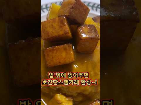 초간단스팸카레 #스팸카레 #스팸카레만들기