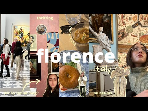 florence, italy vlog 🍂 | thrifting, museums, best food. europe diaries (december)