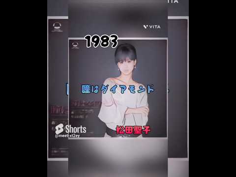 瞳はダイアモンド【松田聖子】1983年#松田聖子#瞳はダイアモンド#松田聖子ヒット曲