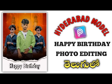 Hyderabad model photo editing in PicsArt Trending photo editing in telugu tutorial 2024 #hyderabad