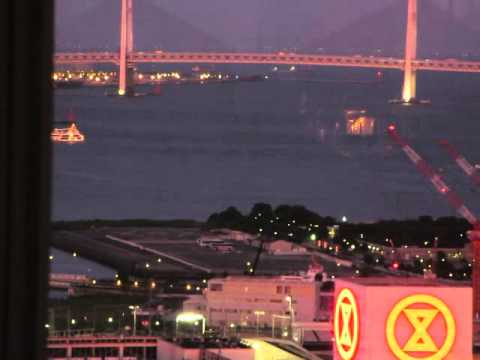 【横浜ベイシェラトンから見た夜景】