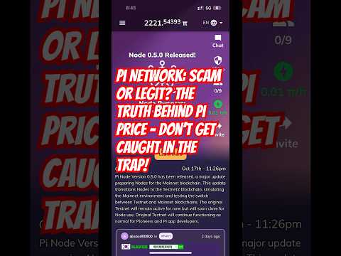 Pi Network: Scam or Legit? The Truth Behind Pi Price – Don’t Get Caught in the Trap! #pinetwork