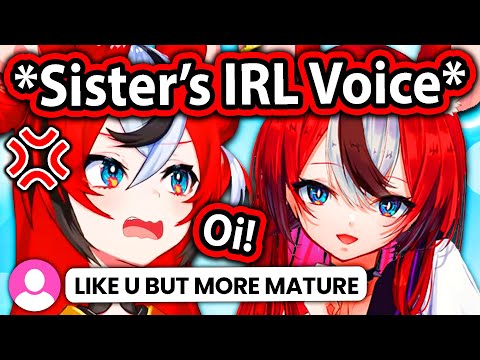 Bae IRL Sister Voice Sounds as AUSSIE as Her and Chat Loses It 【Hololive】