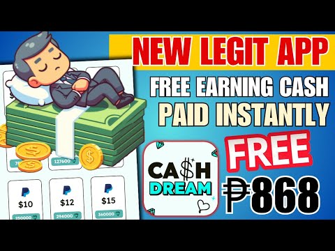 CASHDREAM=NEW LEGIT EARNING APP||FREE ₱868 ANG KIKITAIN SA APP NATO(MAG IPON NG GEMS)#earningapp