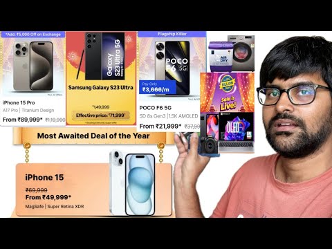 Flipkart Big Billion Day & Amazon Great Indian Festival Sale Top Smartphone Deals