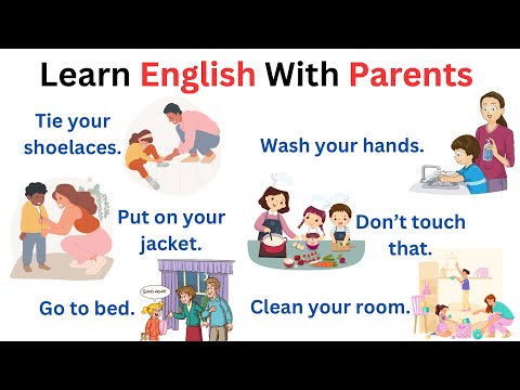 Learn English With Parents | Action Verbs For Beginner | Learn Basic English With Kids! | Listening