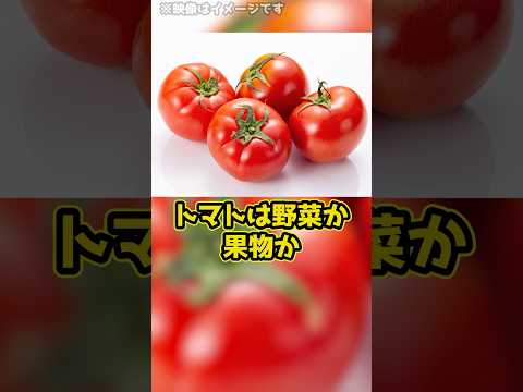 トマトは野菜？果物？大真面目に裁判で争われた結果…！#shorts